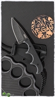 CRKT Folts Minimalist Drop Point Neck Knife, Black G-10