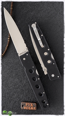Cold Steel Hold Out 6" Tri-Ad Lock, Black G-10, Satin CPM-S35VN