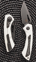 EOS Micro Dorado-S, Black S60-V Blade W/ White Coated Titanium Handle