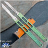 EOS Custom Scalpel, #14 Blade, Antique Green Ano Skeletonized Handle PVK Exclusive