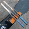 EOS Custom Scalpel, #14 Blade, Aqua & Bronze Skeletonized Handle PVK Exclusive