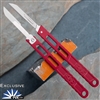 EOS Custom Scalpel, #14 Blade, Red Cerakote Skeletonized Handle PVK Exclusive