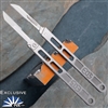 EOS Custom Scalpel, #14 Blade, Stonewash & Satin Skeletonized Handle PVK Exclusive