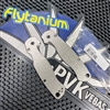 Flytanium Classic Titanium Scales Spyderco Paramilitary 2 - Stonewash