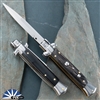 Frank B Italian Stiletto 9" Bayonet Blade B&W Horn (23CM)