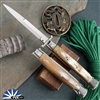 Frank Beltrame 11" Italian Swinguard Bayonet Blade, Blond Honey Horn Horn (28CM)