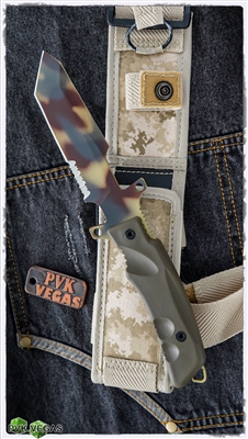 Ruko-Fox Knives Fixed Blade Knife Camo Pattern A FX-P1DC