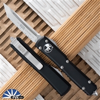 Microtech Ultratech T/E 123-6 Satin Full Serrated