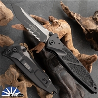 Microtech SOCOM Elite T/E-M 161-2 Black Serrated Two-Tone Blade