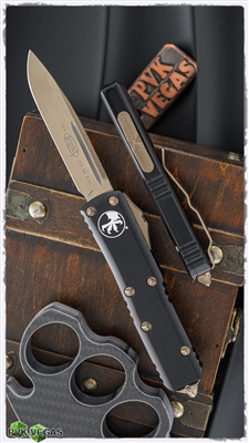 Microtech UTX-85 S/E 231-13AP Apocalyptic Bronzed Blade & Hardware