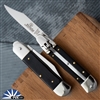 Hubertus Springer Clip Point Auto, Ebony Wood Scales (5.7" Model)