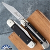 Hubertus Springer Clip Point Auto, Ebony Wood Scales