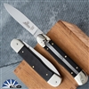 Hubertus Springer Drop Point Auto, Ebony Wood Scales (7.6" Model)