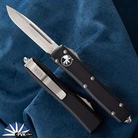 Microtech Ultratech D/A OTF S/E 121-4 Satin Blade Black Handle