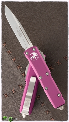 Microtech UTX-85 S/E 231-4PK Satin Blade Pink Handle