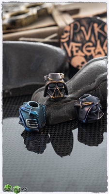 Darth Vader Custom Bead by Harding - Multi-Colored Cobalt