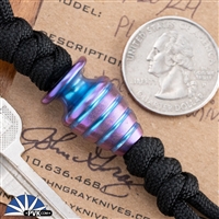 John Gray " Plug" Titanium Lanyard Bead