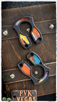 John Gray 1/4" Keyper Aluminum Inlayed Multi-Colored Stingray