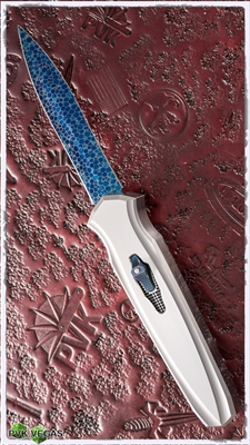 Harkins Triton II OTF Dragon Skin Damascus Blade Steel Handle