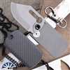 John Kubasek Creditor II D2 Carbon Fiber Laminate Talon, Titanium Card Folding Knife