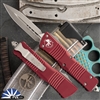 Microtech Combat Troodon 142-10APMR Apocalyptic Double Edge Blade Merlot Handle