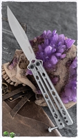 Kershaw Lucha Balisong Butterfly Knife, Stainless Steel Handles, Sandovik Blade