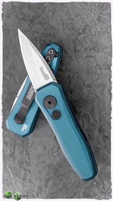Kershaw Launch 4 CA Legal Automatic, Teal Aluminum, 1.9" Stonewashed CPM-154