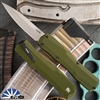 Kershaw Livewire 9000OL Stonewash Spear Point, Olive Drab Green Handle