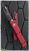 Microtech UTX-70 T/E 149-1RD Black Blade Red Handle