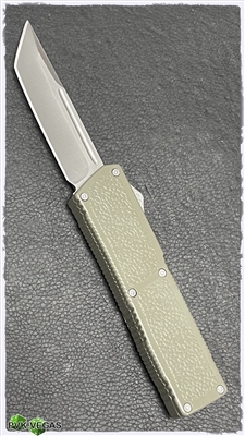 Lightning Elite OD Handle Satin Drop Point Plain