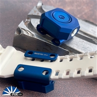 MecArmy CPLU-UV USB Type C Rechargeable LED Watchband Ultra Violet Light PVD Blue