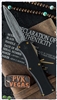 Marfione Custom HERA D/E Reptilian Pattern Damascus Black Anodized W/ Dagger Relief Bronze Satin Finish Hardware