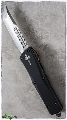 Marfione Custom Combat Troodon Hell Hound SN#001 Copper Hardware Stonewash Blade