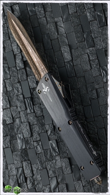 Marfione Custom Combat Troodon Recurve Bronzed Razorwire Damascus