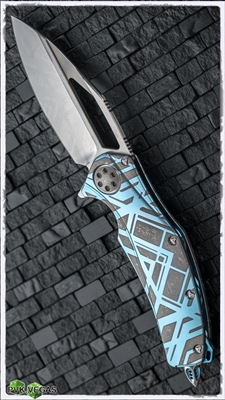 Marfione Custom Matrix Full Size Titanium Trick Handle Mirror Ice Blade