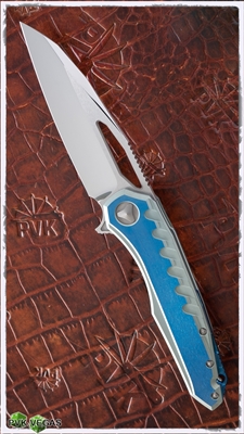 Marfione Custom Sigil MK6 MIrror Blade Color Anodized Handle MokuTi Plate