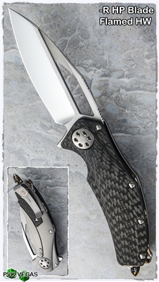 Marfione Custom Mini Matrix High Polish Blade w/ Flamed Hardware