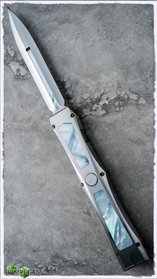 Marfione Custom Dragonslayer IV Mother of Pearl Inlays Mirror Polish Blade