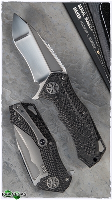 Marfione Custom Star Lord 3D Carbon Fiber Handle SF Compound Grind Blade