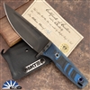 Medford The Deep 20CV DLC Blade, Blue-Black G10 Handles PVD HW Black Sheath