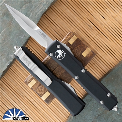 Microtech Ultratech Bayonet 120-4 Satin Blade Black Handle