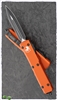 Microtech Ultratech 122-1OR Double Edge Black Blade,  Orange Handle