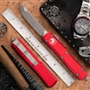 Microtech Ultratech 123-10APRD Tanto Apocalyptic Blade, Red Handle