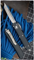 Microtech UTX-70 T/E 149-10 Stonewash Blade Black Handle