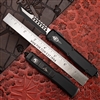 Microtech Ultratech 119-1TS Hellhound Black Blade, Black Handle Signature Series Tactical