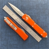 Microtech Ultratech Bayonet 120-4OR Satin Blade, Orange Handle