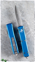 Microtech Ultratech D/E 122-10APBL AP Blade Blue Handle