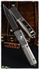 Microtech Ultratech 122-1DLCTX Double Edge DLC Blade,  Bladeshow Texas Handle Signature Series