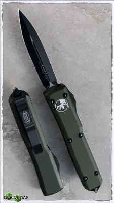 Microtech Ultratech D/A OTF D/E 122-1GN Black Blade Green Handle