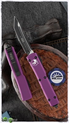 Microtech Ultratech T/E 123-1VI Black Blade Violet Handle